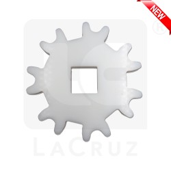 51613526 - Sprocket for Braud NH destemmer conveyor belt - white, markets:  []string{"A", "B", "AU"}